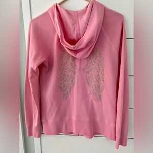 Pink Angel Wing Hoodie